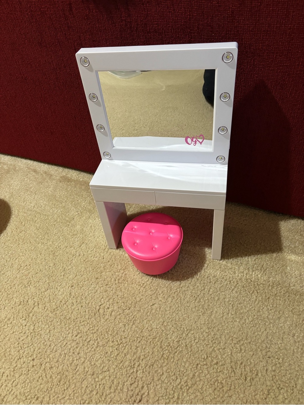 Our Generation Doll Vanity Set with Stool (for 18” dolls)